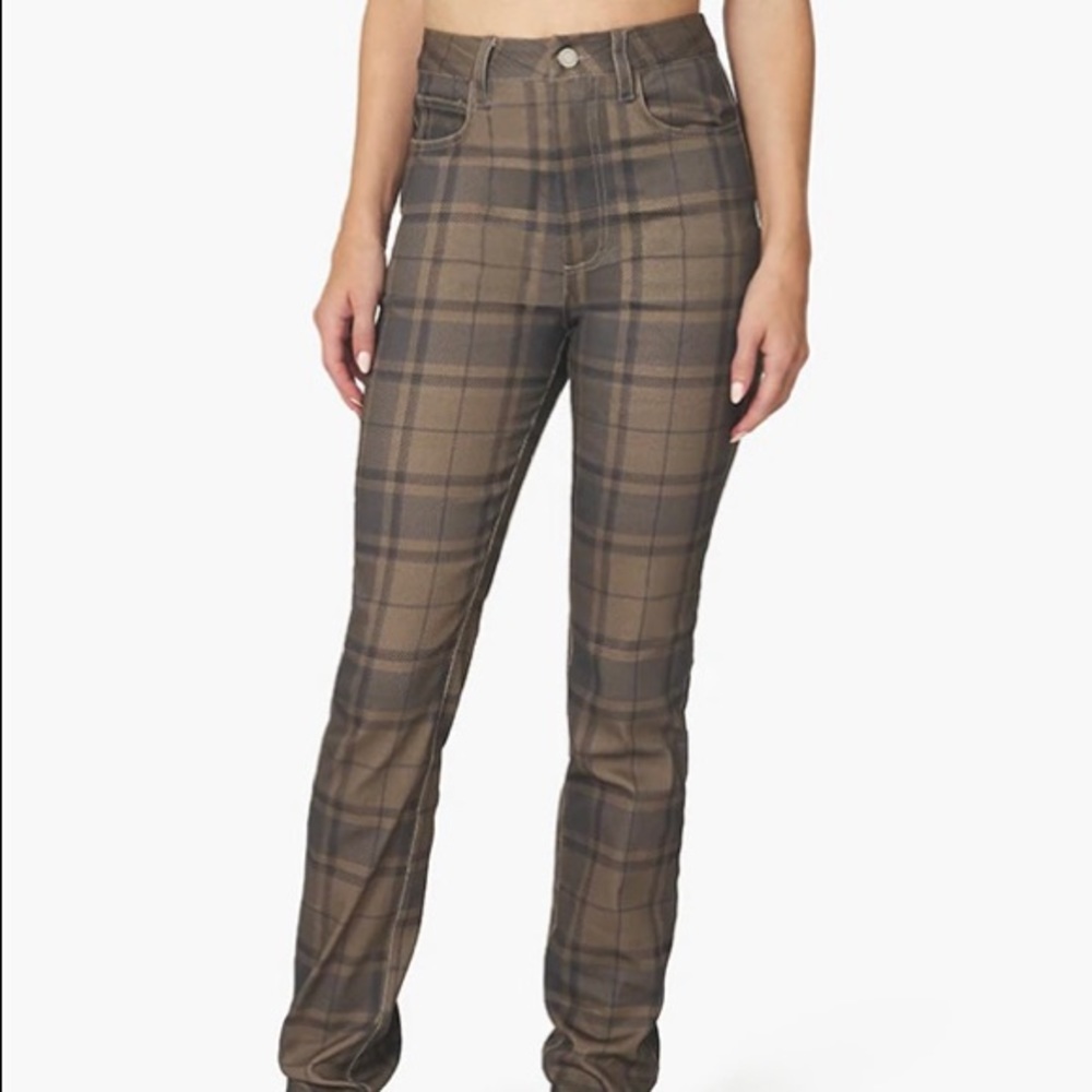 Weworewhat Plaid Icon Denim Jeans